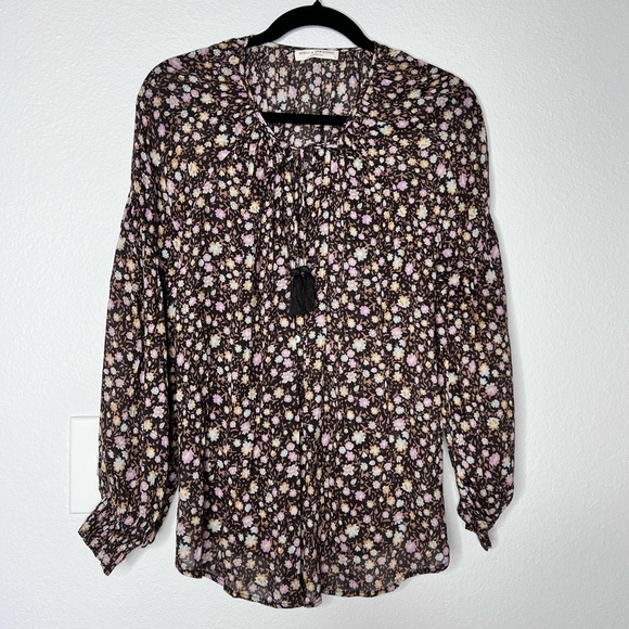 Spell & The Gypsy Collective Rae Blouse in Brown Floral Size Small